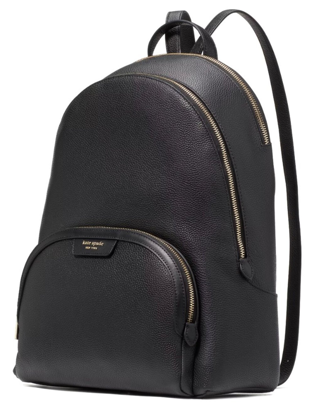 New Kate Spade Hudson Large Backpack Pebble Leather Black - Picture 5 of 6